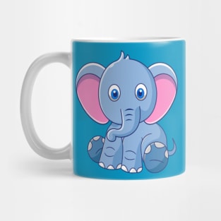 Cute Elephant - Baby Elephant Mug